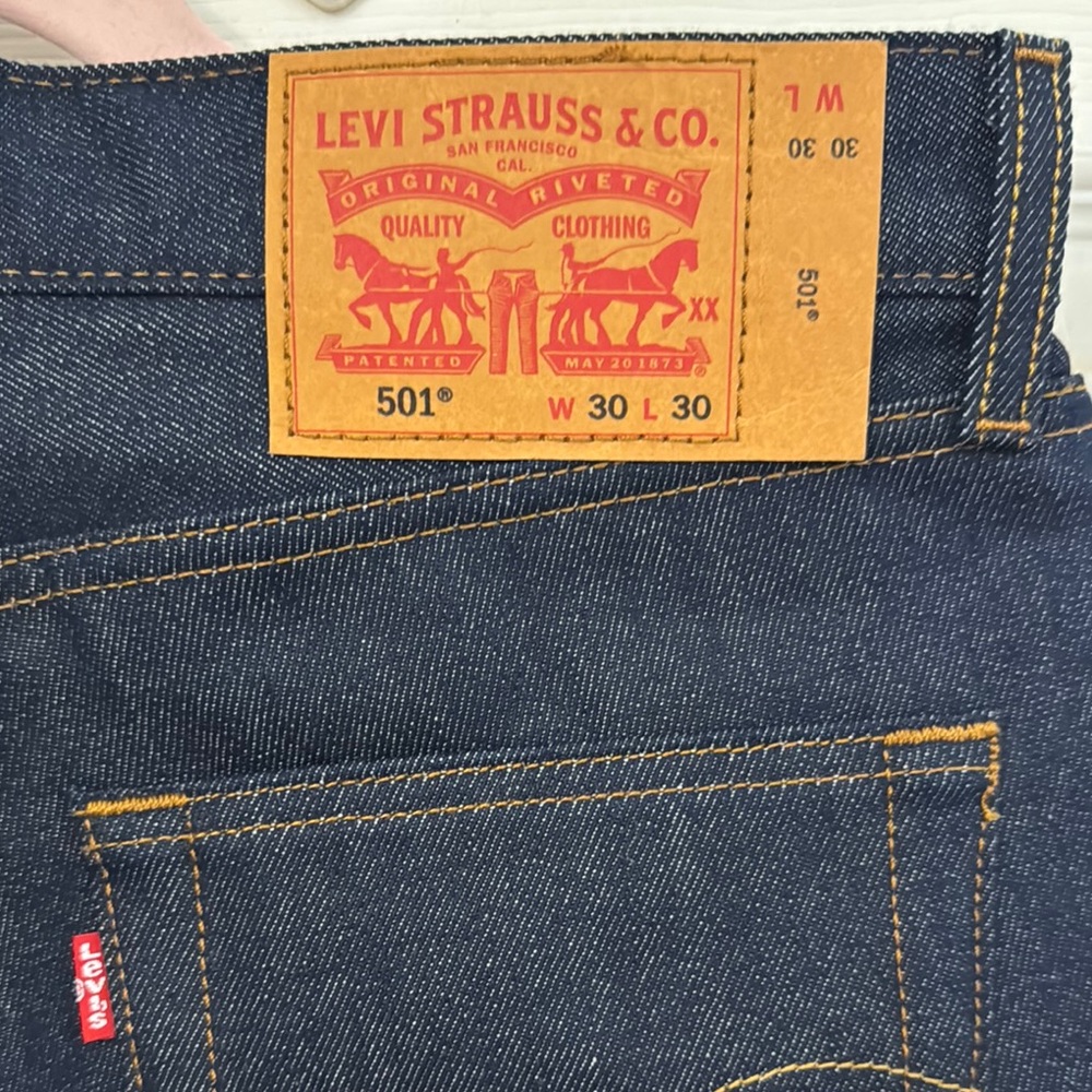 Levi's Blue Straight Jeans Classic Style-New without tags- Never worn